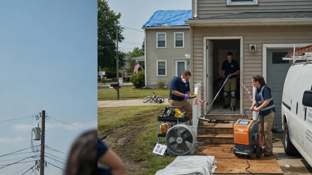 Water Damage Repair in Glasford, IL near me